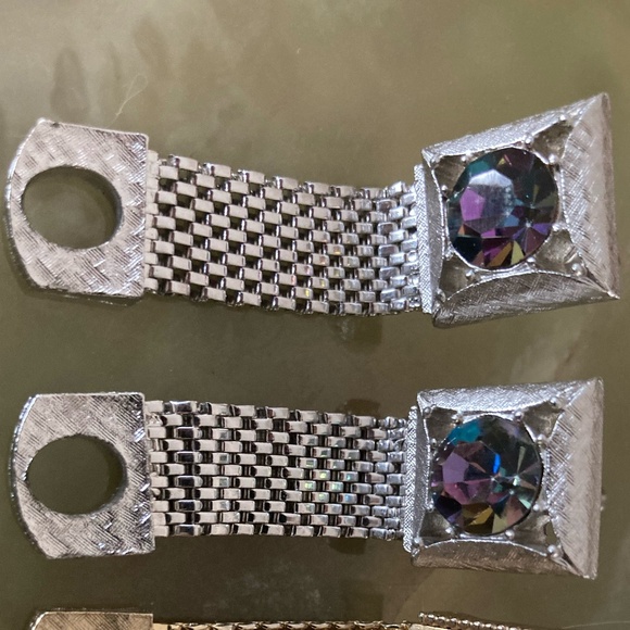 Authentic vintage Swank wrap-around cufflinks, offered as a matched two-pair - Picture 4 of 7